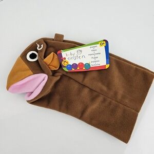 NWT Baby Einstein Brown Baby da Vinci Jane the MONKEY Hand Puppet by Kids II HTF